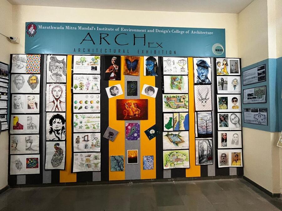 Marathwada Mitra Mandal’s Institute of Environment & Design’s College of Architecture Pune Exhibition photo 11